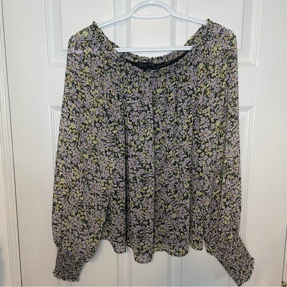 SANCTUARY Floral Top Blouse medium - Picture 2 of 8